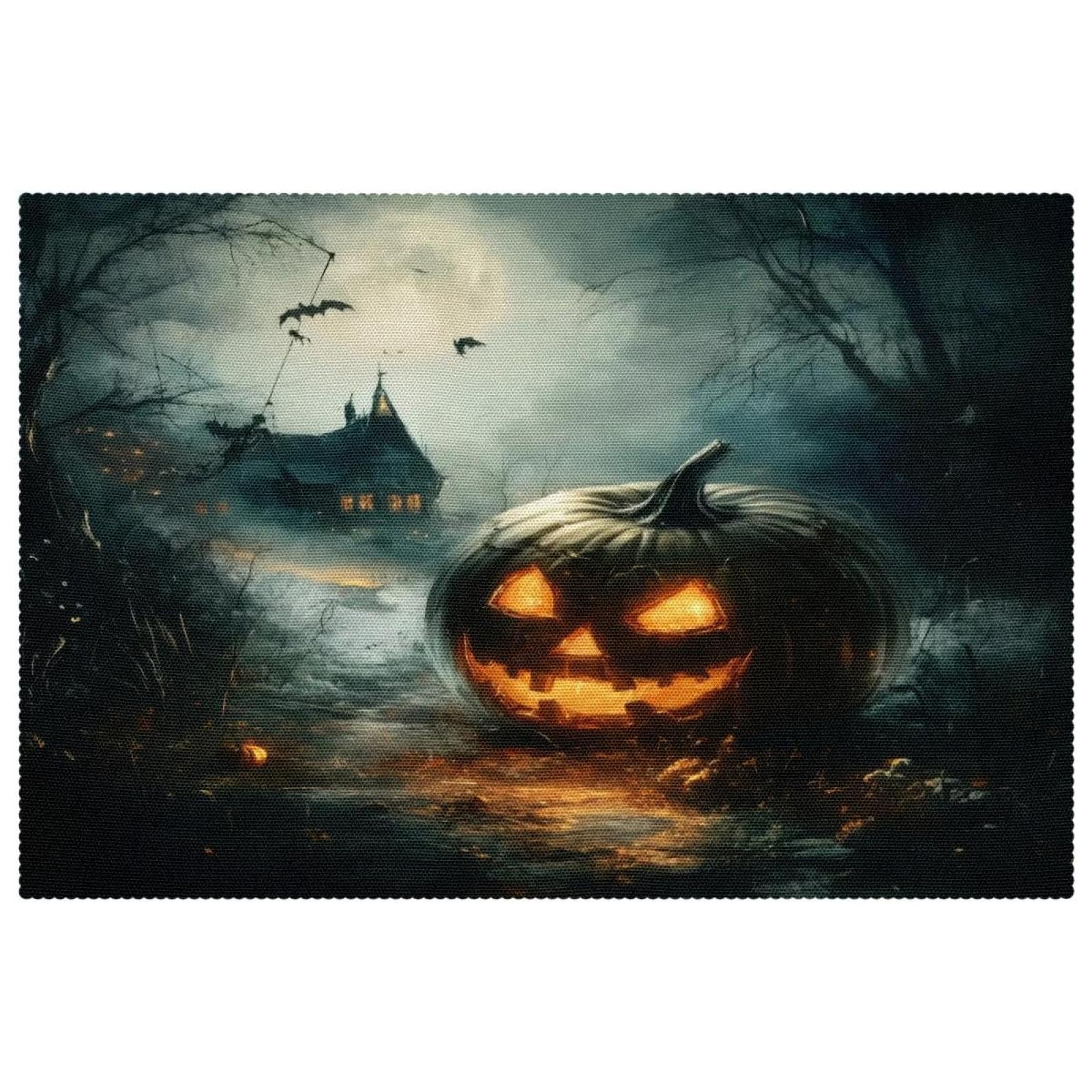 Sets de table Halloween antidérapants résistants à la chaleur 30x45
