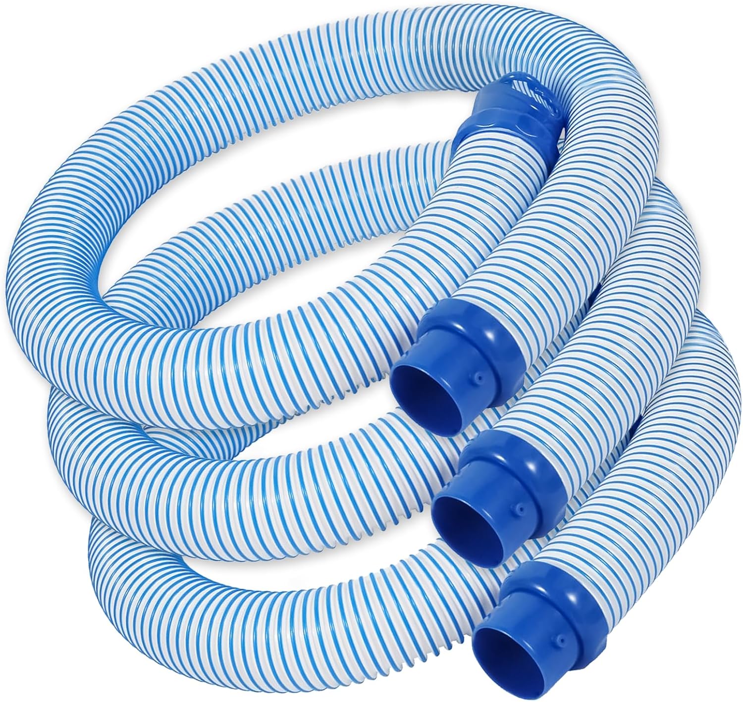 Pool Vacuum Hose, 3 Pack Twist Lock Pool Cleaner Hose Replacement for MX6 MX8, 39-Inch Swimming Pool Vacuum Hoses for Inground Pools, Easy Connect