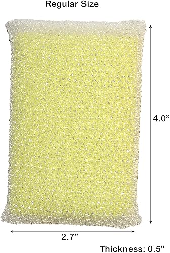 Miniatura 7 de Elite Buddy Dispensador de jabón para platos y organizador de esponjas (verde hierba) con almohadilla de limpieza multiusos Elite 3 unidades