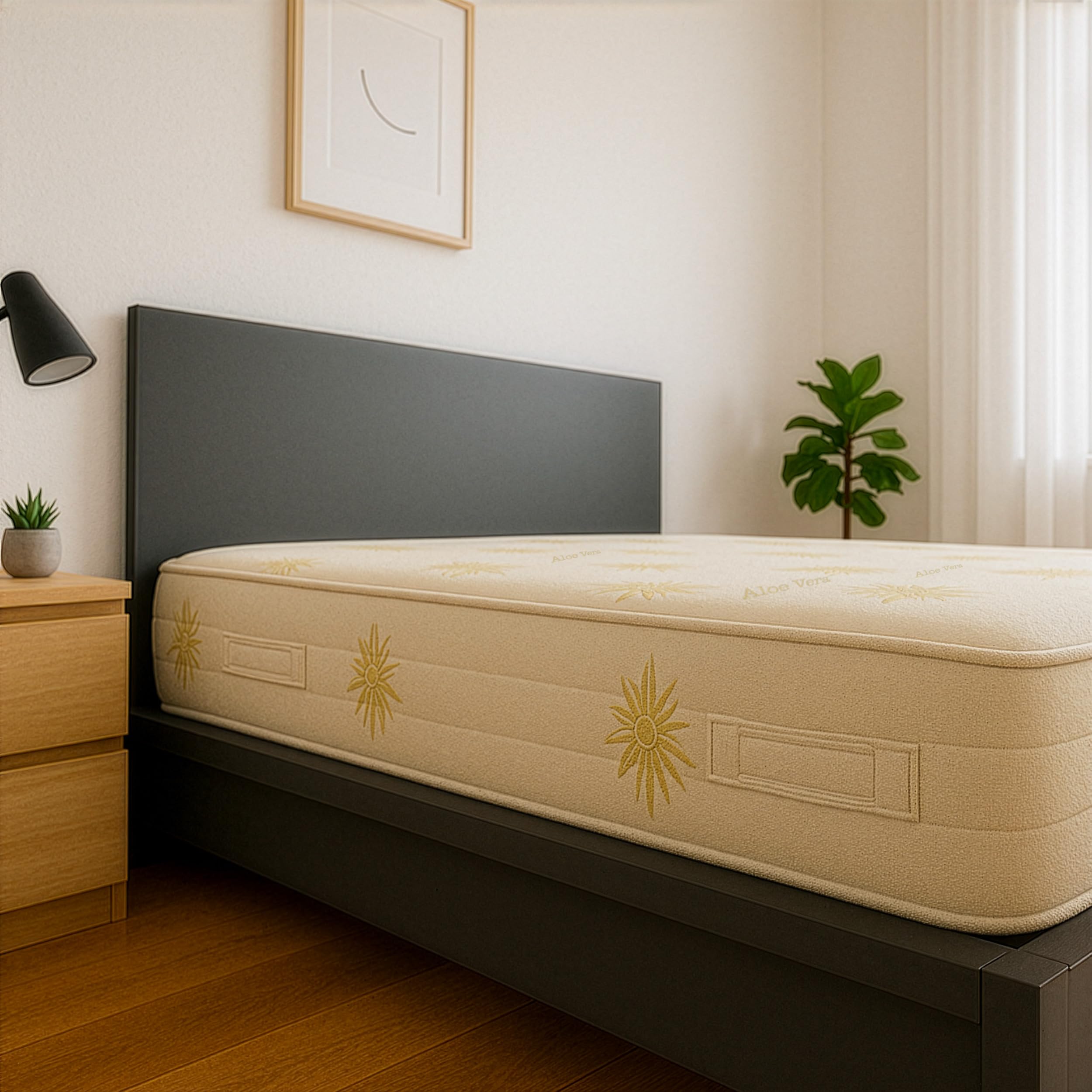 Baldiflex Emporio Materasso Memory Matrimoniale Duck, con Rivestimento in Aloe Vera, Misura 160x190x25 cm