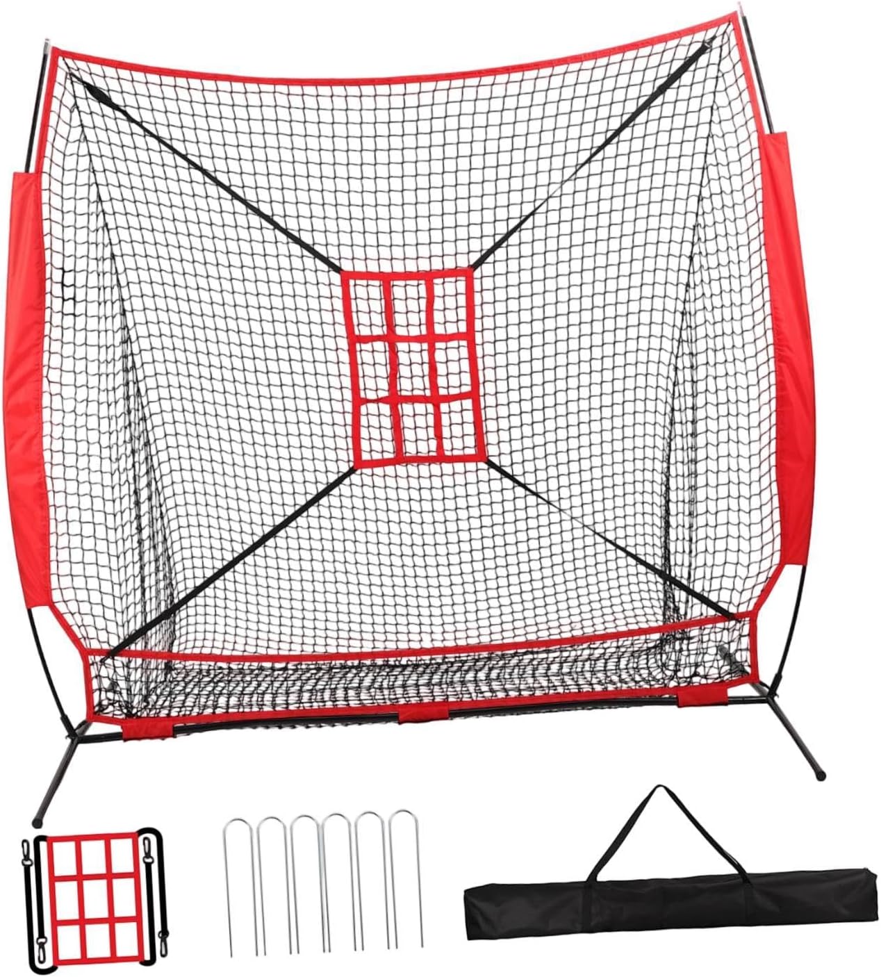 Baseball Replacement Net Softball Pitching Net 213cmx213cm Practice Nets for Batting