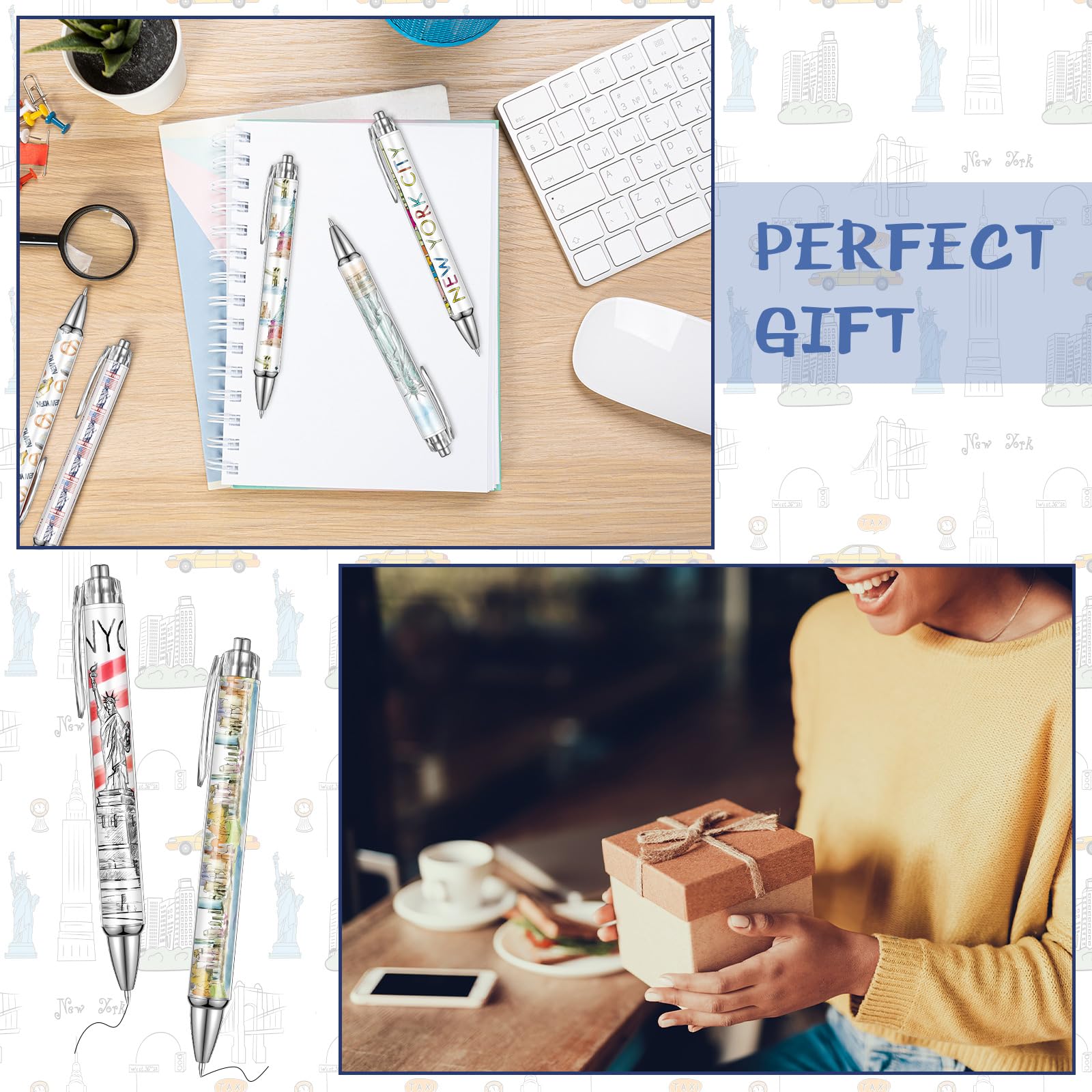 Snapklik.co : Sayglossy 24 Pcs City Travel Souvenirs Ballpoint Pen New - View #10