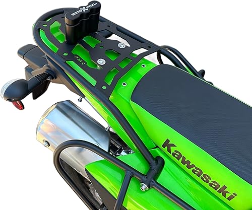 Miniatura 6 de PMRACKS KLX300 KLX300SM KLX250S SF Rack trasero (2009-2023) Portaequipajes para motocicleta Portaequipajes trasero KLX 300 300sm 250s 250sf