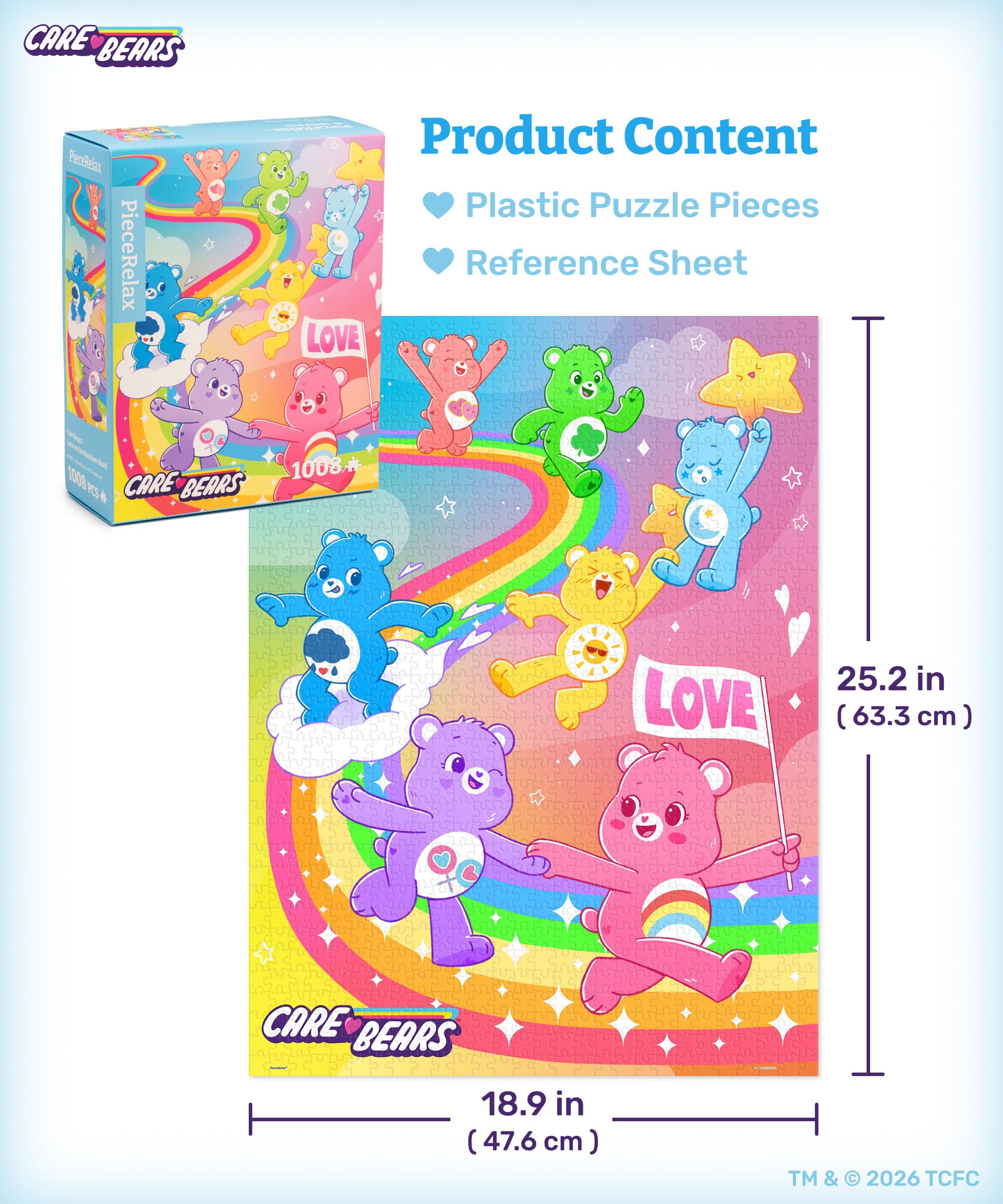 Amazon.com: Care Bears™ by PieceRelax PieceClicks Plastic Jigsaw