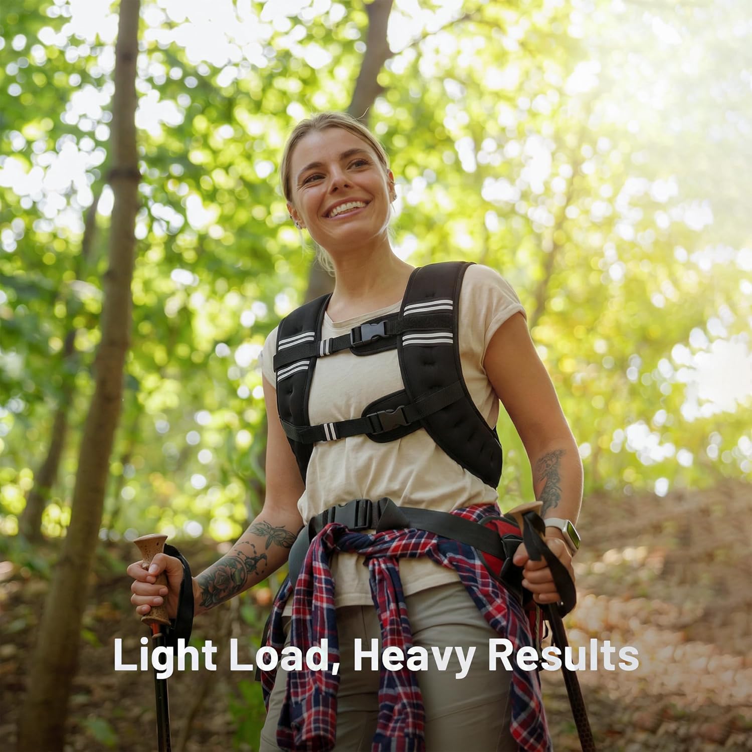 MIKOLO Weighted Vest, 8lb/12lb/16lb Weight Vest for Women & Men, Weight Vest with Reflective Stripe for Walking, Running, Strength Training & Workout(8lb)