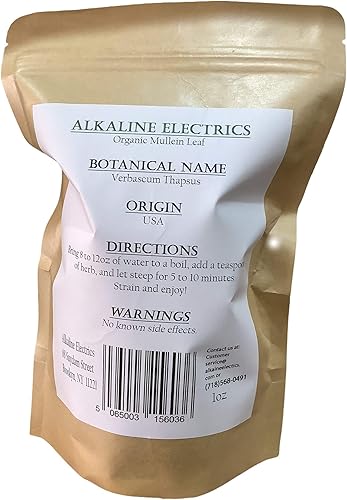 Miniatura 2 de Hoja de gordolobo | Cultivada orgánicamente en Oregón | Hojas recogidas a mano | Salud pulmonar y respiratoria | Expectorante