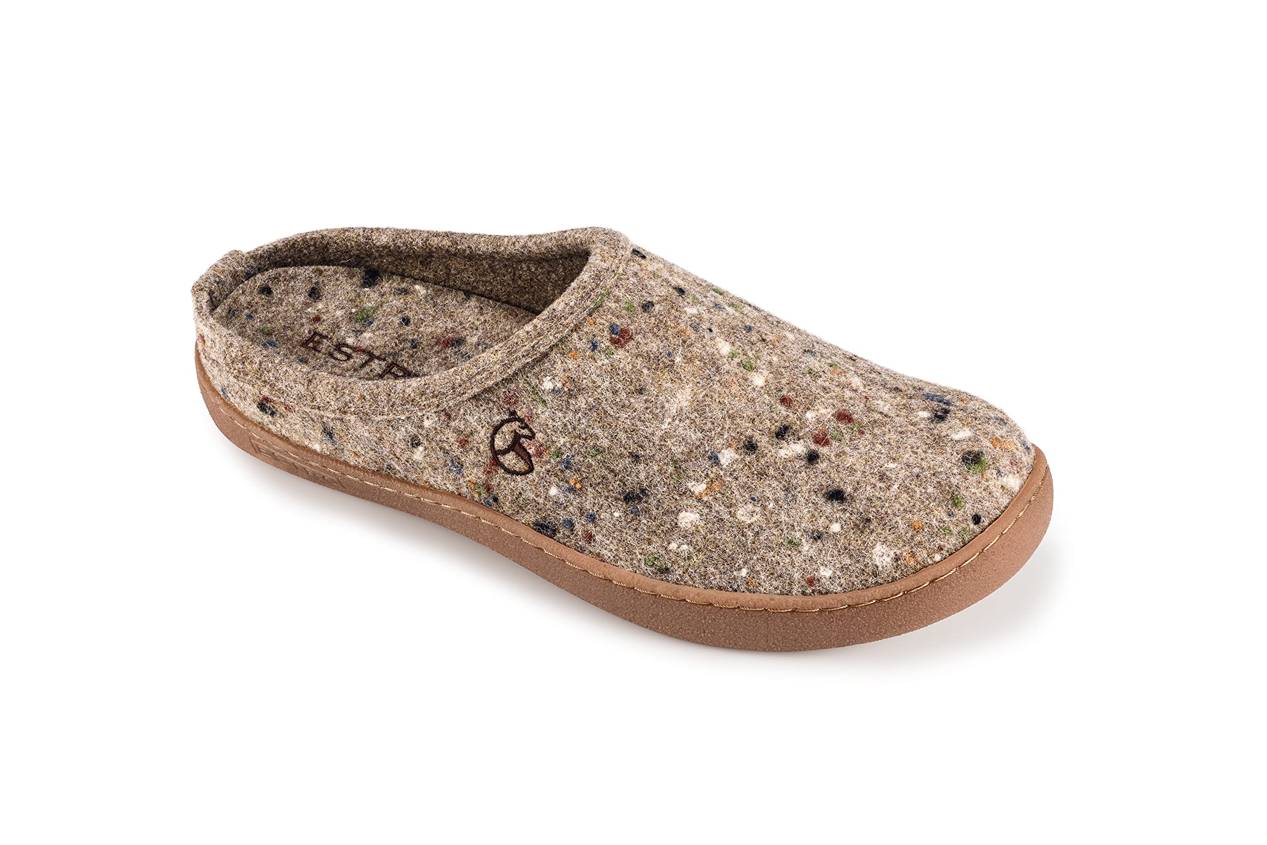 ESTRO Zapatillas Casa Hombre Cerradas - Pantuflas Hombre Fieltro Zapatillas de Casa Fieltro Babuchas Con Suela Goma DUO