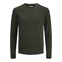 JACK & JONES Jjeemil Knit Crew Neck Noos, Maglione Lavorato a Maglia Uomo