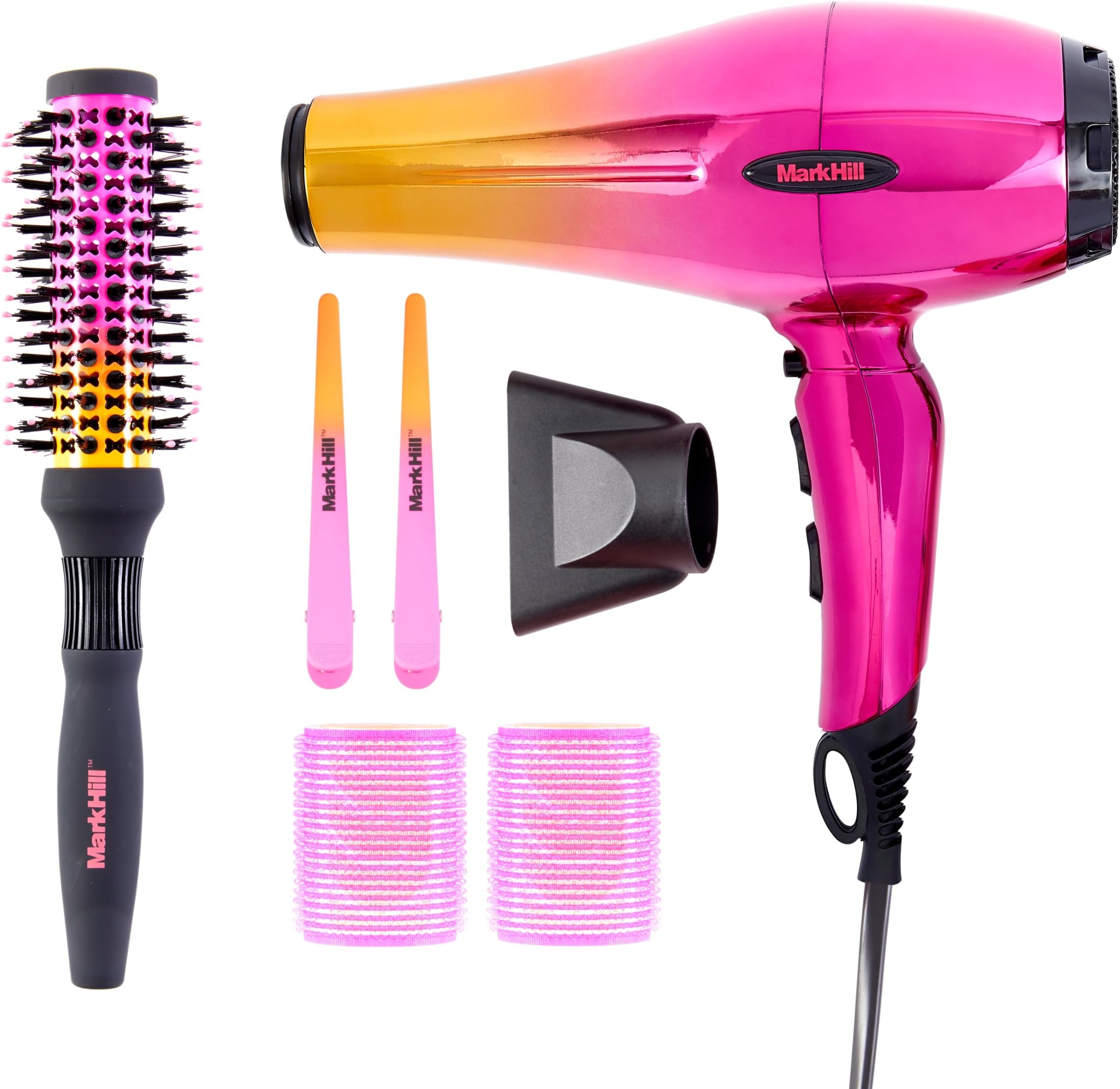 Mark Hill - Style Addict - Perfect Blow Dry Kit - Pink & Orange