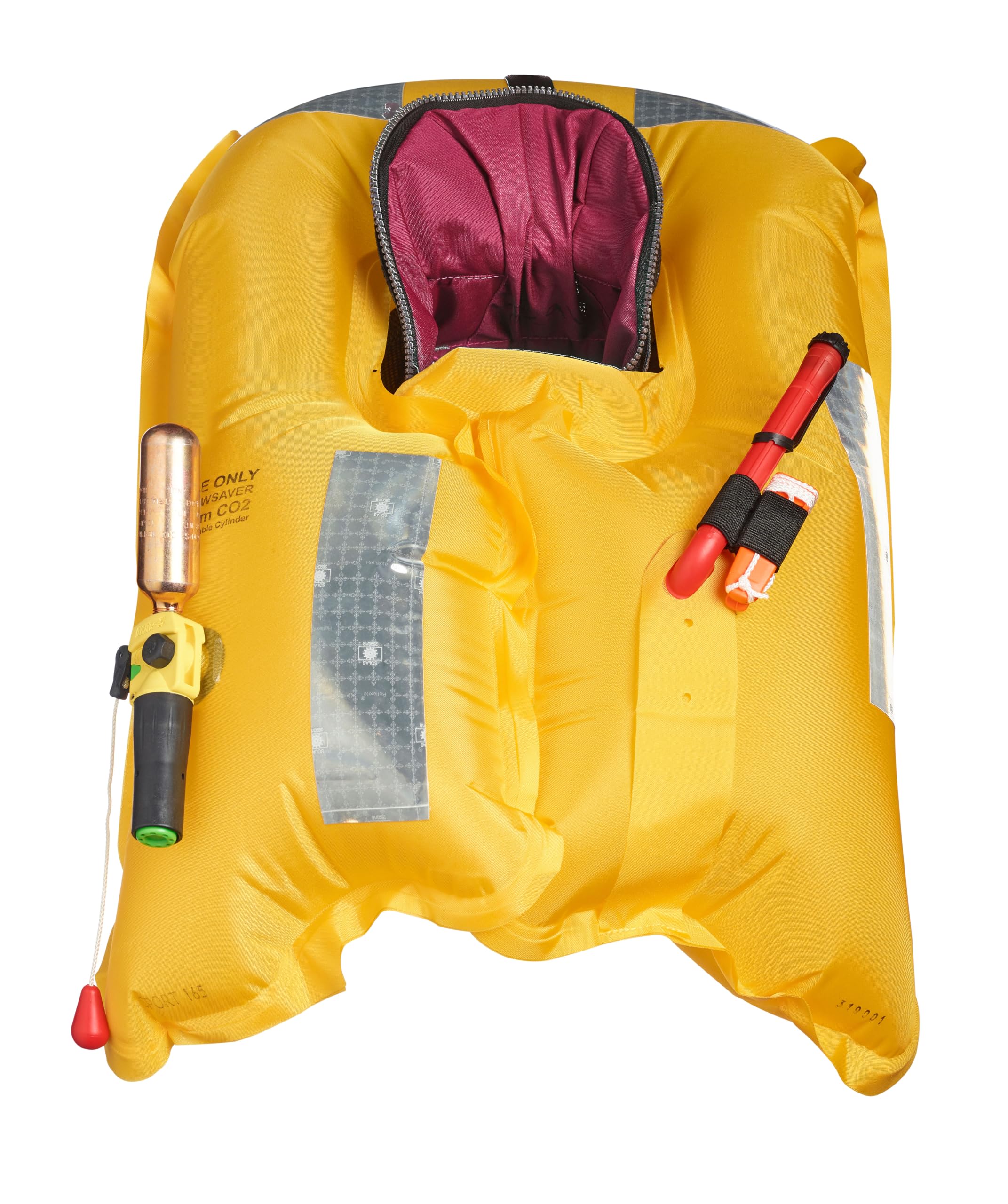 Crewsaver Embarcación y Vela - Crewfit 165 N Sport Automático Arnés Chaleco Salvavidas - Rojo - Unisex