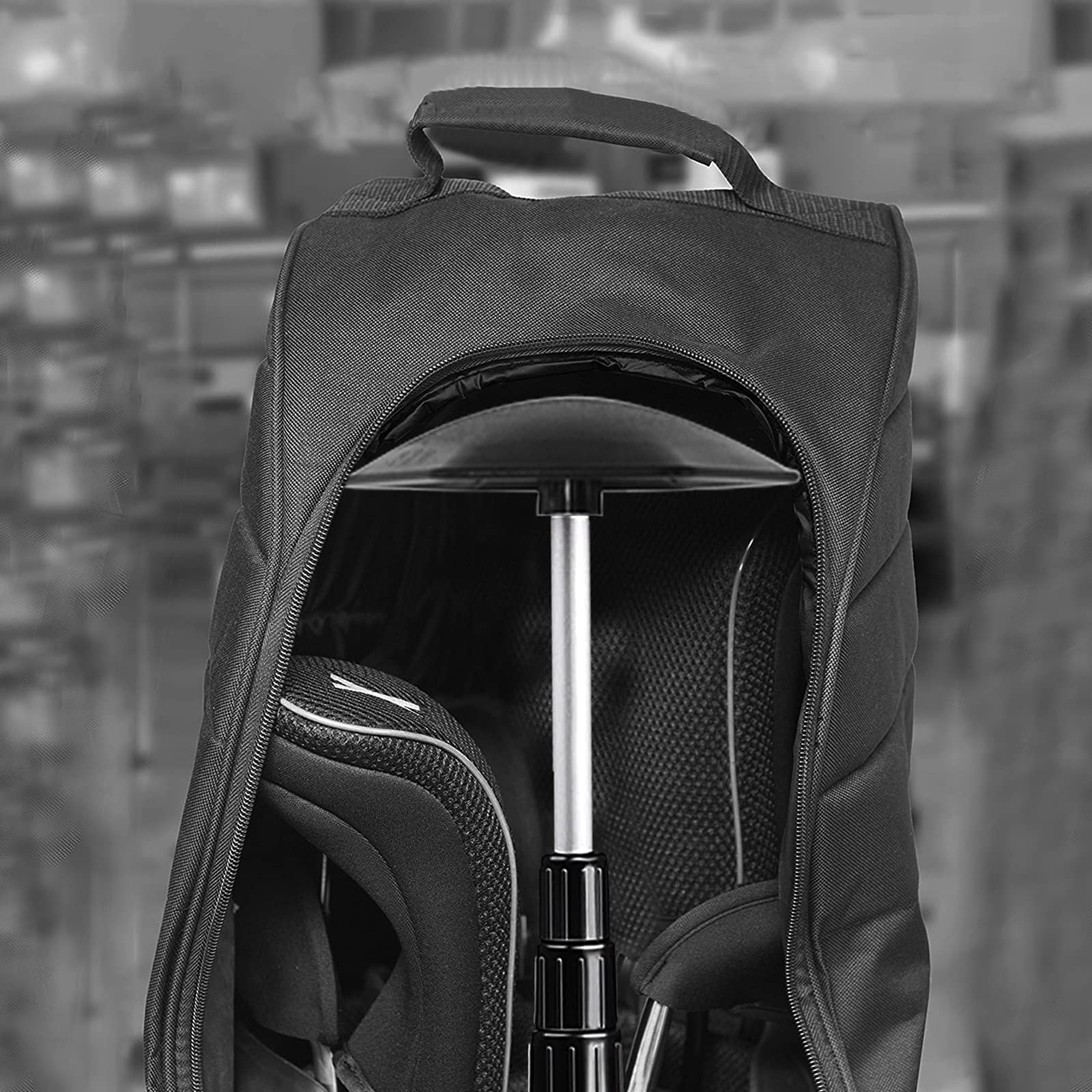OUUTMEE Palo da viaggio per golf e golf, asta di sostegno in alluminio, per golf, esagonale, resistente agli urti, copertura da viaggio, flessibile, per Golf Club Travel Support