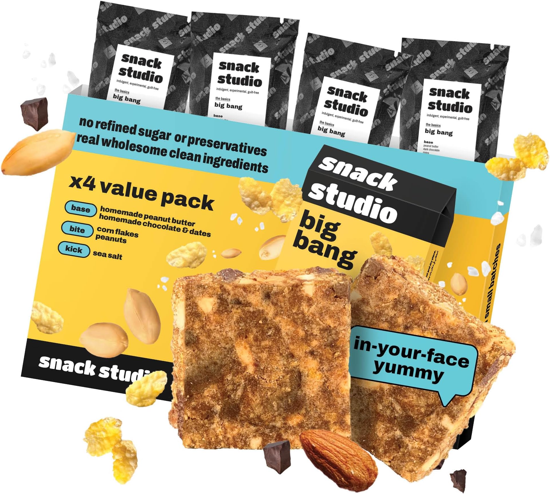 Big Bang Dab [healthy & natural bar] [40g x 4pack]