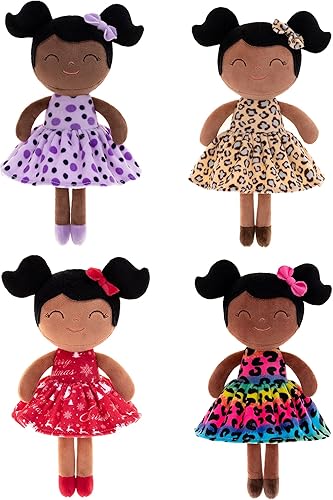 Miniatura 7 de Gloveleya Muñecos suaves de peluche con diseño de leopardo y arco iris, regalo para bebé de 9 pulgadas