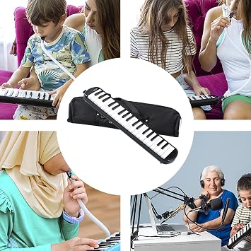 32 Keys Melodica Instrument | Melodica Instrument Air Keyboard Piano,32 Key Keyboard Harmonium Instrument with Carrying Bag for Beginners & Professionals