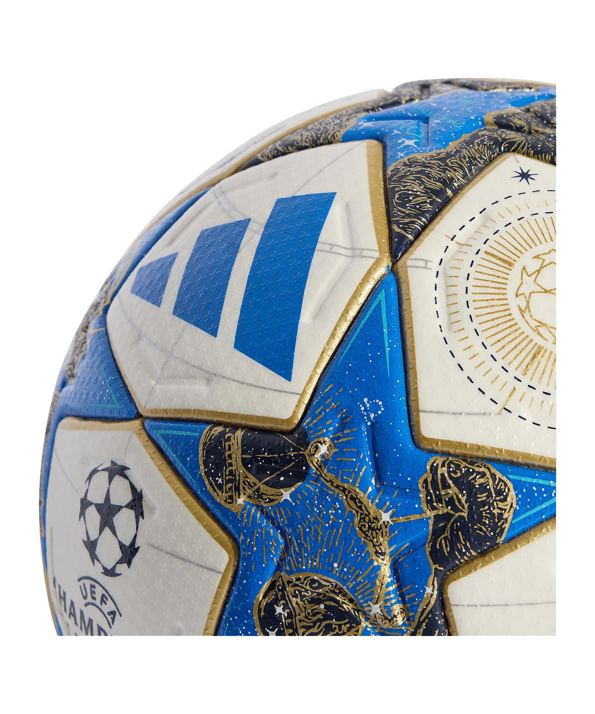 Adidas UEFA Champions League Stage FIFA Quality Pro Ball JD0188, Palloni da calcio unisex, Bianco, 5 EU