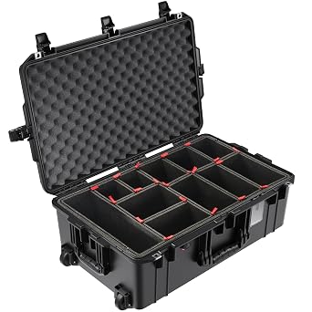 Pelican Air 1595 Case with Trekpak Divider Black
