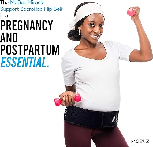 Miniatura 6 de Si - Cinturón para articulaciones para mujeres y hombres + banda de resistencia con plan de entrenamiento de recuperación de espalda, corrector de