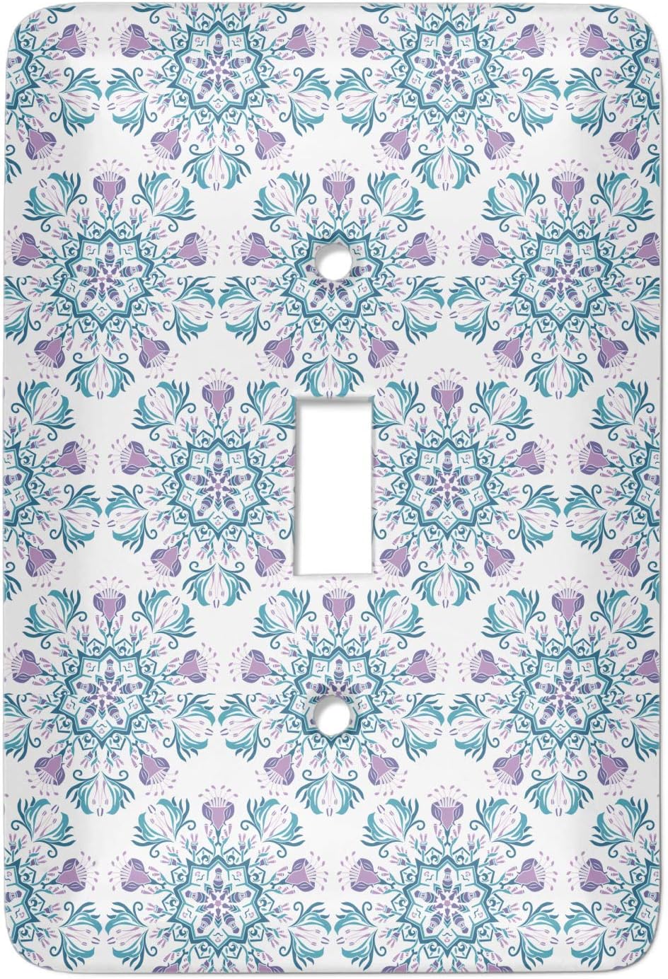 Mandala Floral Light Switch Cover (Single Toggle)