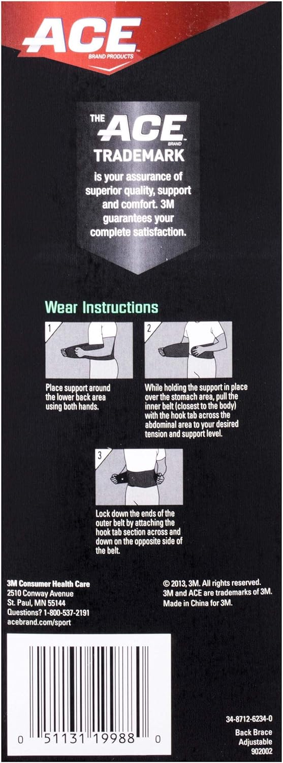 Buу 2 gеt 3 ACE - 902002 Adjustable Back Brace, Stabilizing Support and Comfort, Adjustable, Breathable, Full Range of Motion, from America's Most Trusted Brand of Braces , Black Nеw Arrіvаlѕ ACE - 902002 Adjustable Back Brace, Stabilizing Support and Comfort, Adjustable, Breathable, Full Range of Motion, from America's Most Trusted Brand of Braces , Black