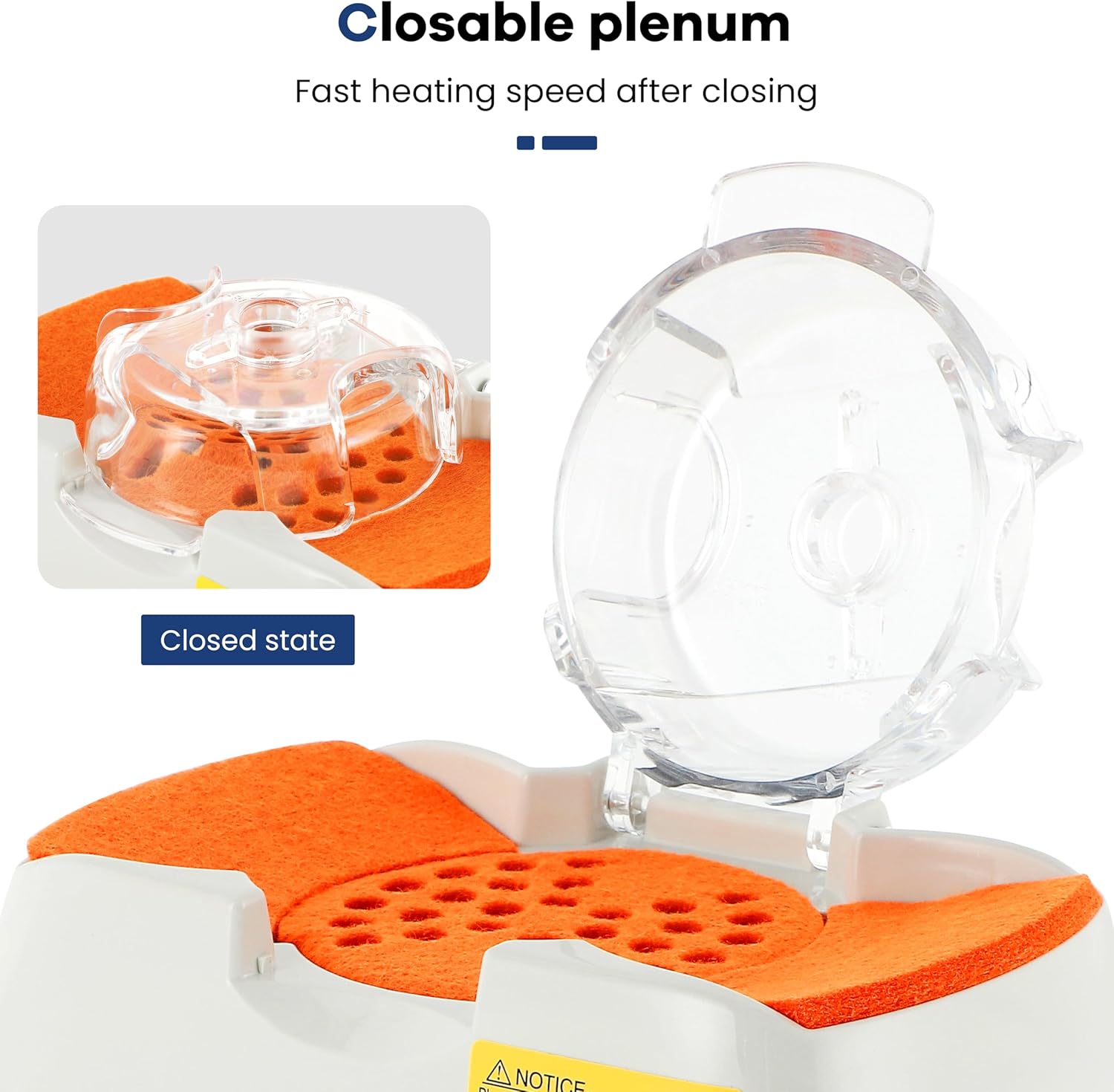 Hanchen Optical Frame Warmer Hot Air Eyeglasses Heater 110v Heat Lamp Ceramic Baking Machine CP-19T