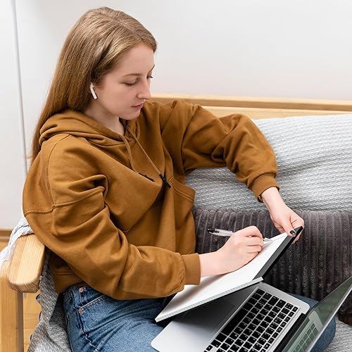 Miniatura 7 de Bloc legal pequeño de 5 x 8 pulgadas, paquete de 6 blocs legales amarillos, 30 hojas, bloc de notas con rayas estrechas, bloc de notas de papel