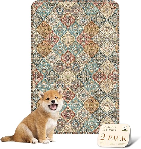 Miniatura 67 de nunubaby Almohadillas lavables para orina de perros, elegante, antideslizante, a prueba de fugas, reutilizable, ultraabsorbente, para jaulas y