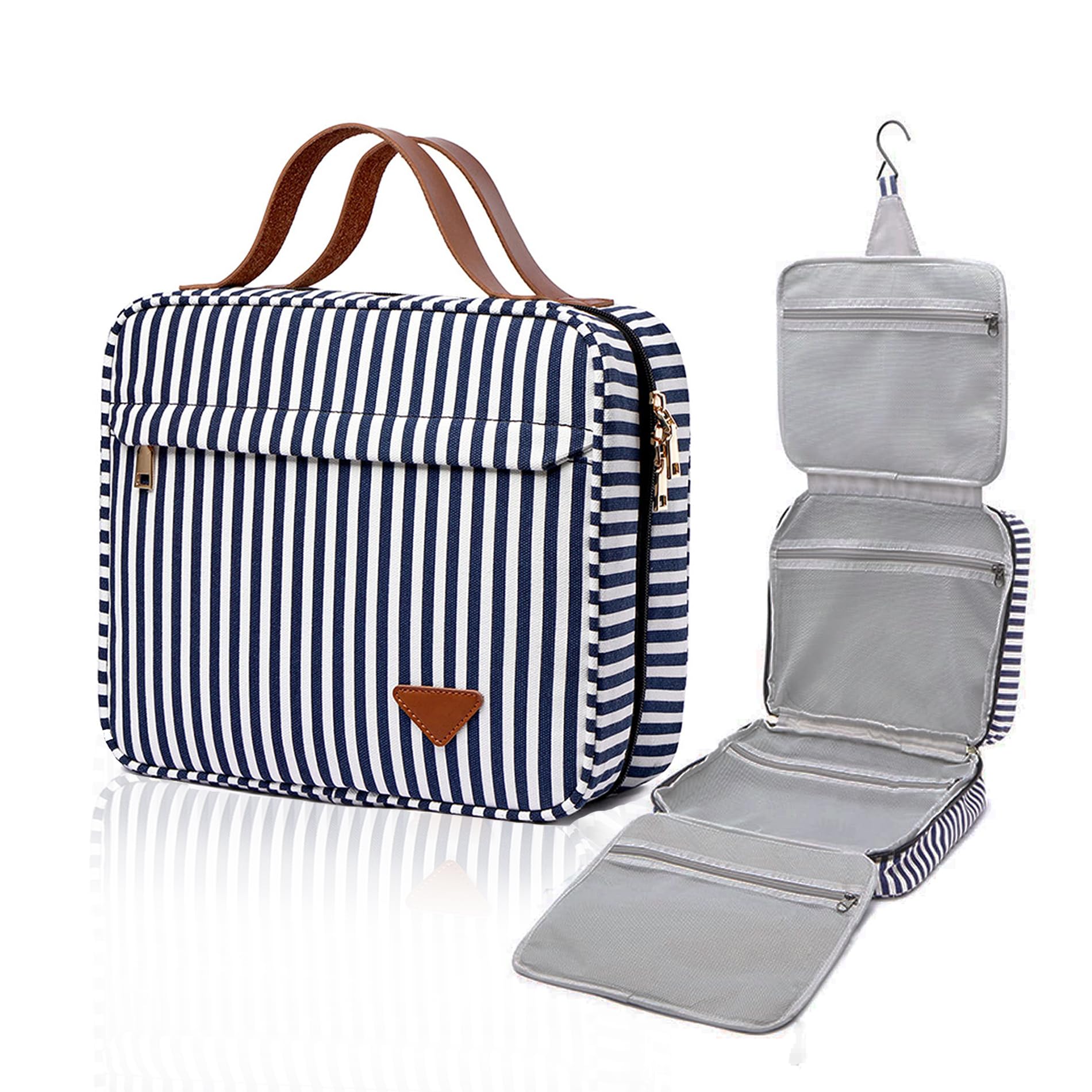FOREGOER Trousse De Toilette Voyage Grande Sac De Toilette Cosmétiques à Suspendre Vanity Femme