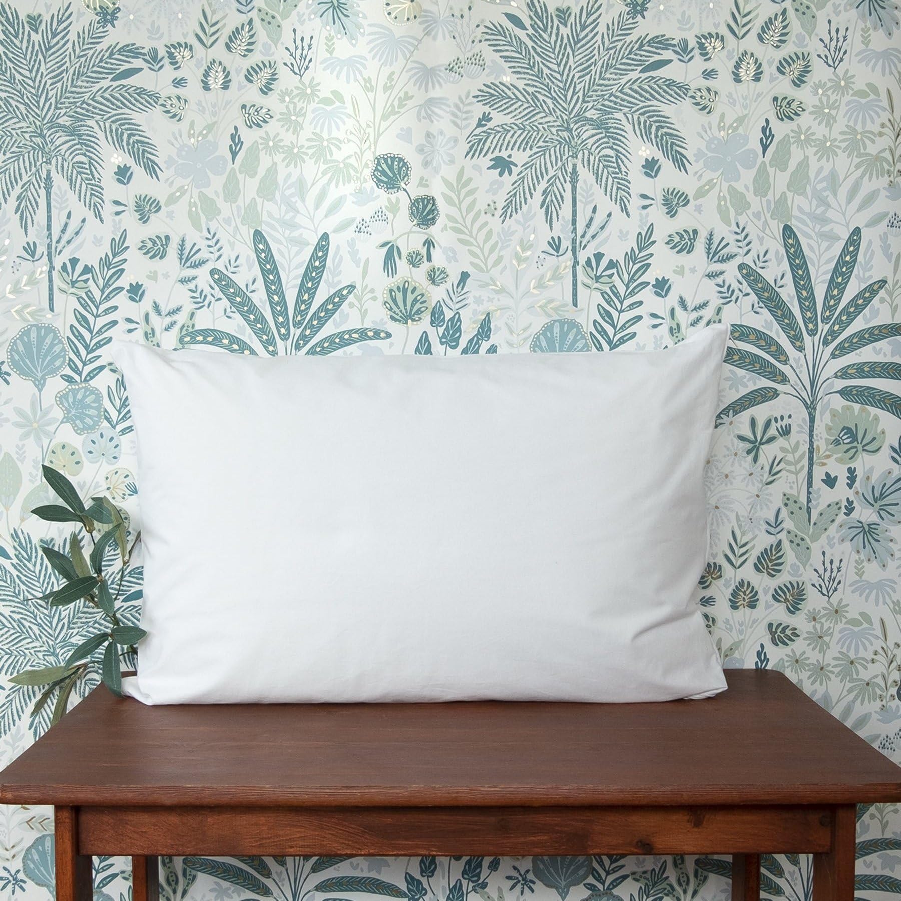 Kadolis - Oreiller Hawi - 40x60 cm, enveloppe Tencel et coton bio, déhoussable