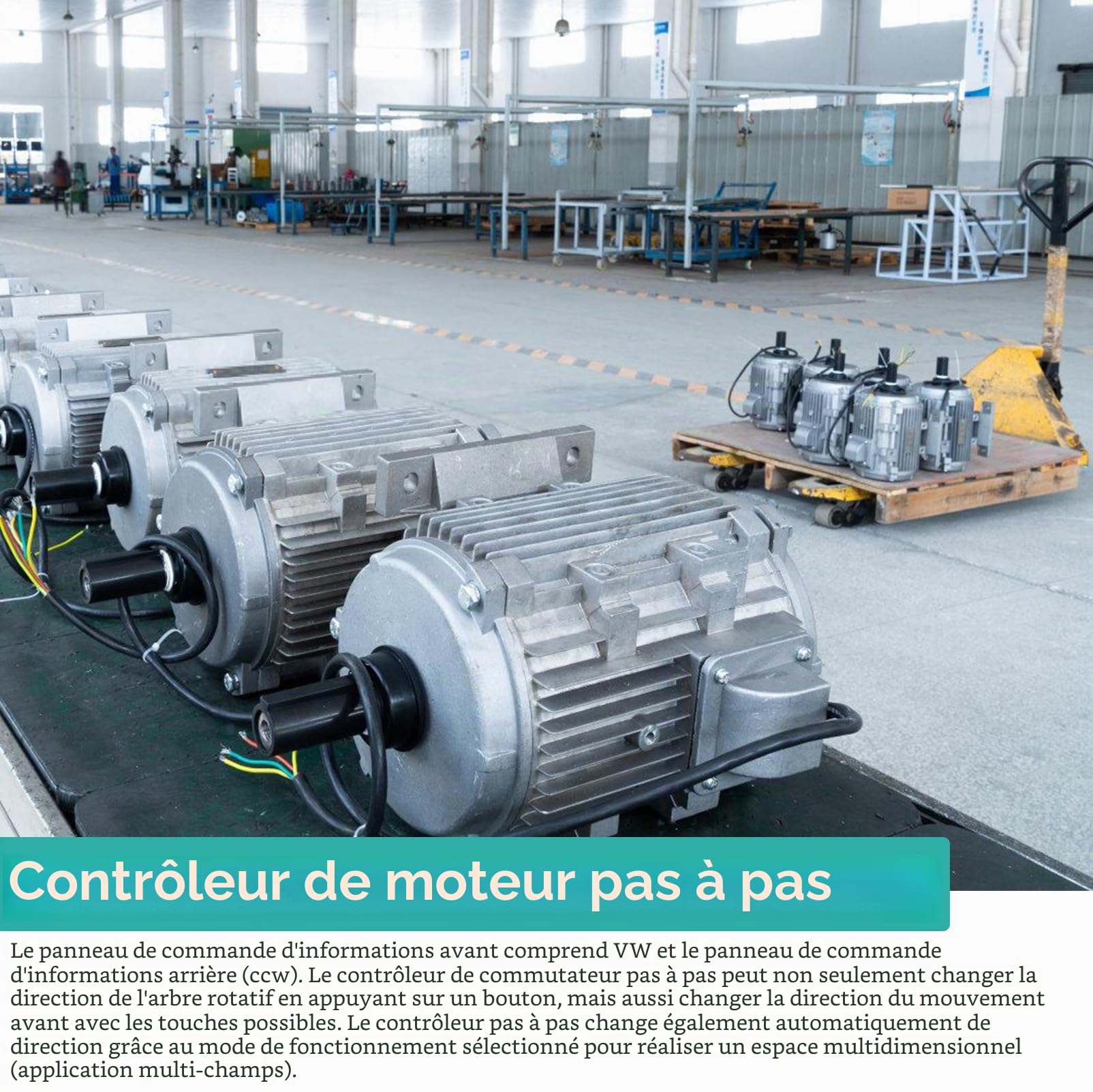 Nizirioo Pilote de Moteur Pas à Pas : Contrôle Avant/Arrière, Module de Vitesse d'Impulsion pour NEMA 17 23, Carte de Circuit Imprimé