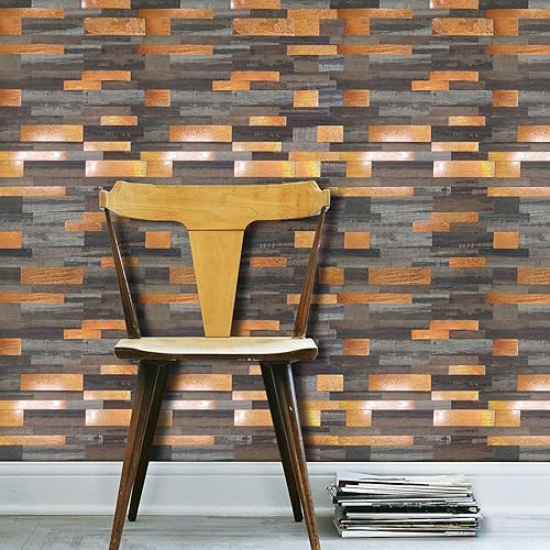 Miniatura 6 de XUANINY Azulejos metálicos para salpicaduras de 12 hojas, autoadhesivas, aluminio 3D, paneles de pared para cocina, baño, dormitorio, sala de estar