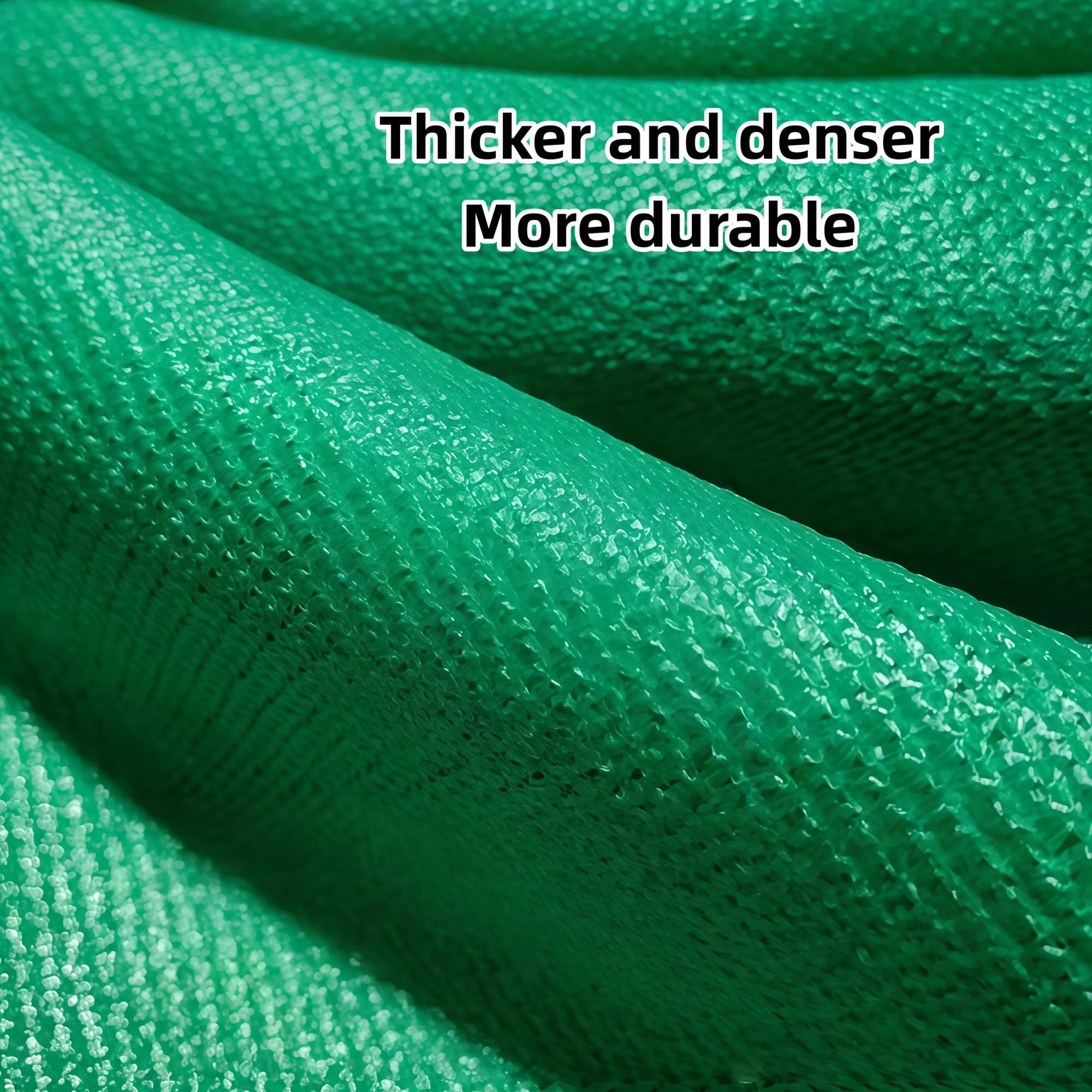Rete Ombreggiante, Rete Ombreggiante Verde, Densa E Spessa, Blocca I Raggi UV, Resistente, Adatta All'uso Esterno(2x5m/6.5x16.4ft)