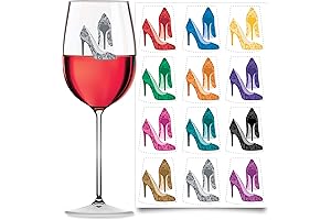 High Heel Stiletto Decals for Wine Glasses