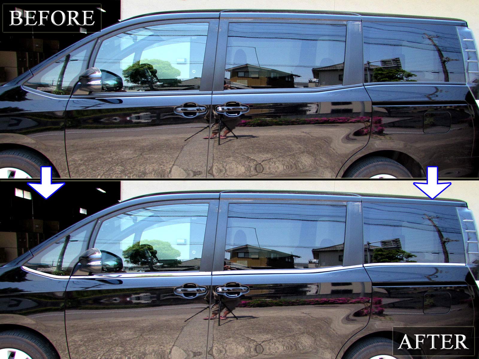 Amazon.co.jp: BRIGHTZ Voxy 80 85 Ultra Mirror Stainless Steel