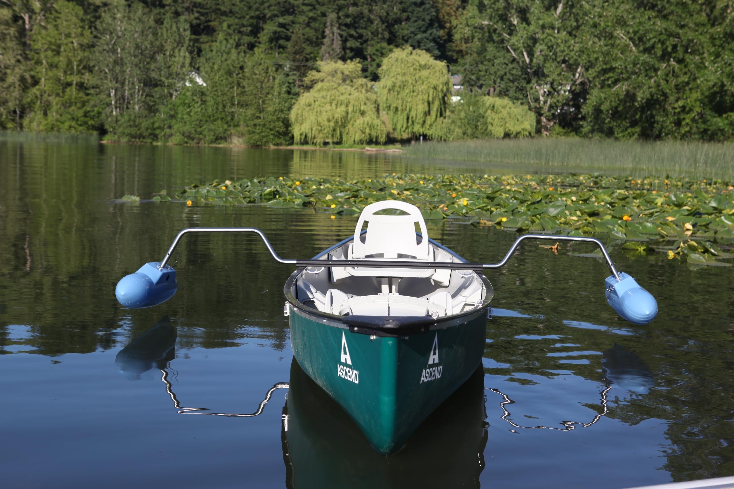 GIGACRAFT Kayak Canoe Stabilizers Floats Package, Hard Outrigger Pontoons, Adjustable Stabilizer System for Fishing Kayak Canoe