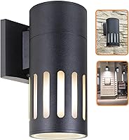 Vista 16 de Farol de pared para exteriores, lámpara exterior – Listado ETL, aluminio antioxidante, impermeable, montaje en pared, diseño rectangular – 1