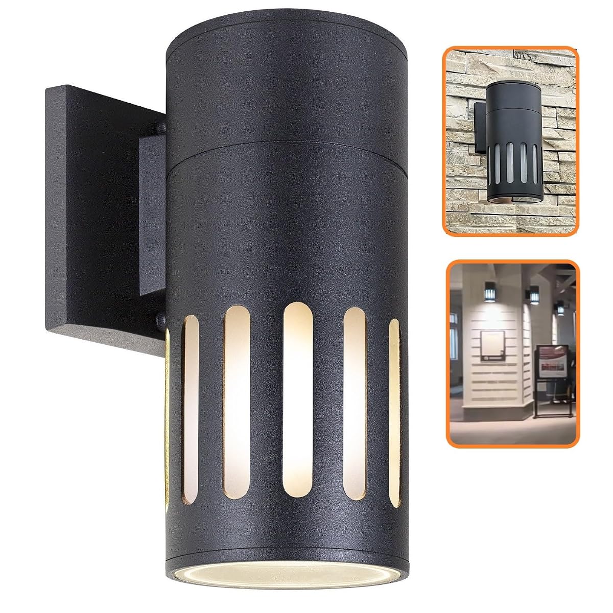 ZUUKOLE Outdoor Wall Sconce, Exterior Lighting Fixture - ETL Listed, Die-cast