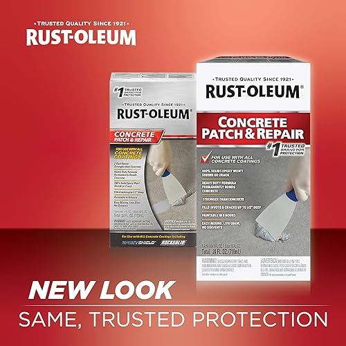 Miniatura 5 de Rust-Oleum Rocksolid 293513 - Revestimiento de aceite de policuramina para cochera, 2.5 autos, grisParcheado y reparación de concreto 301012, 24