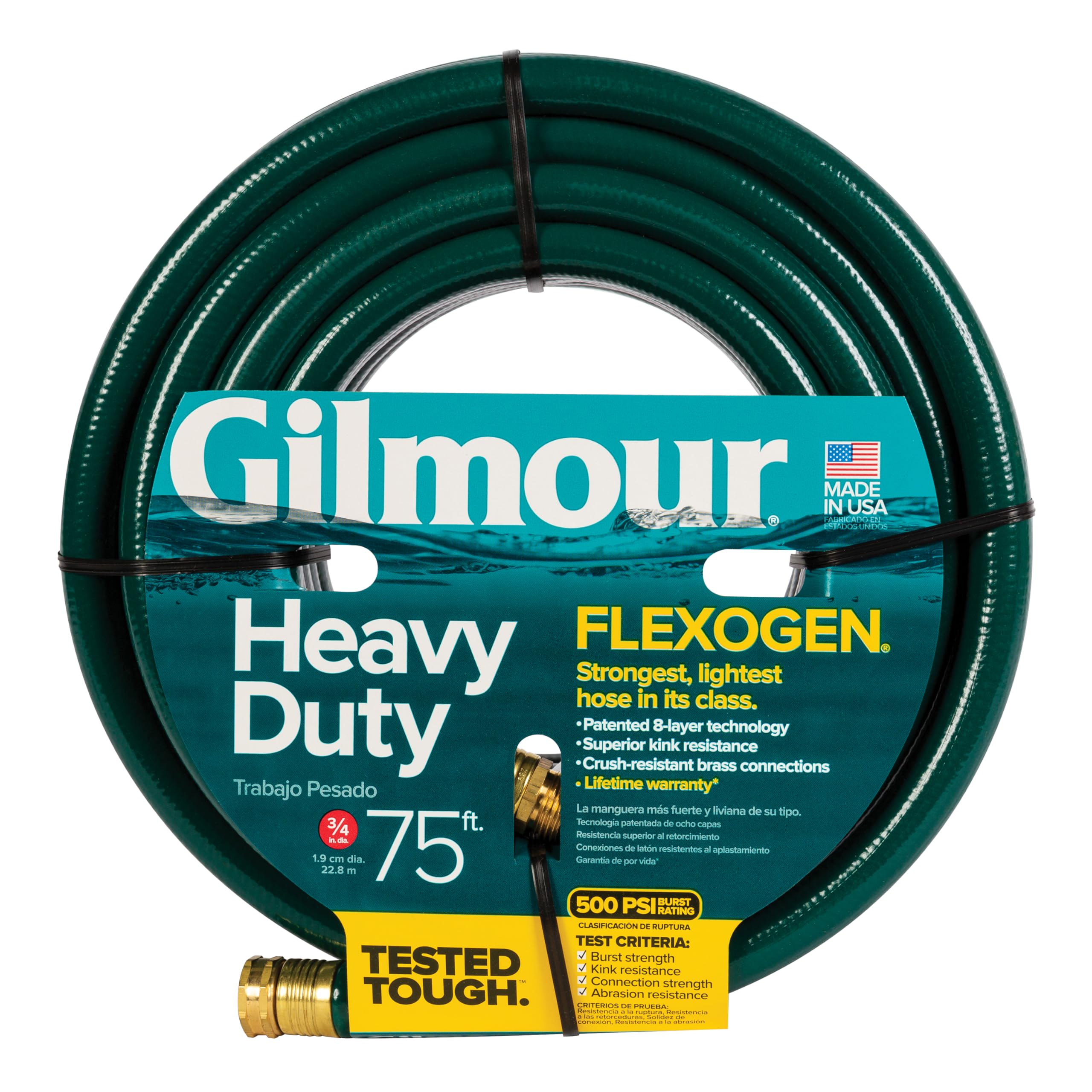 Gilmour Flexogen 3/4 in x 75 ft Garden Hose