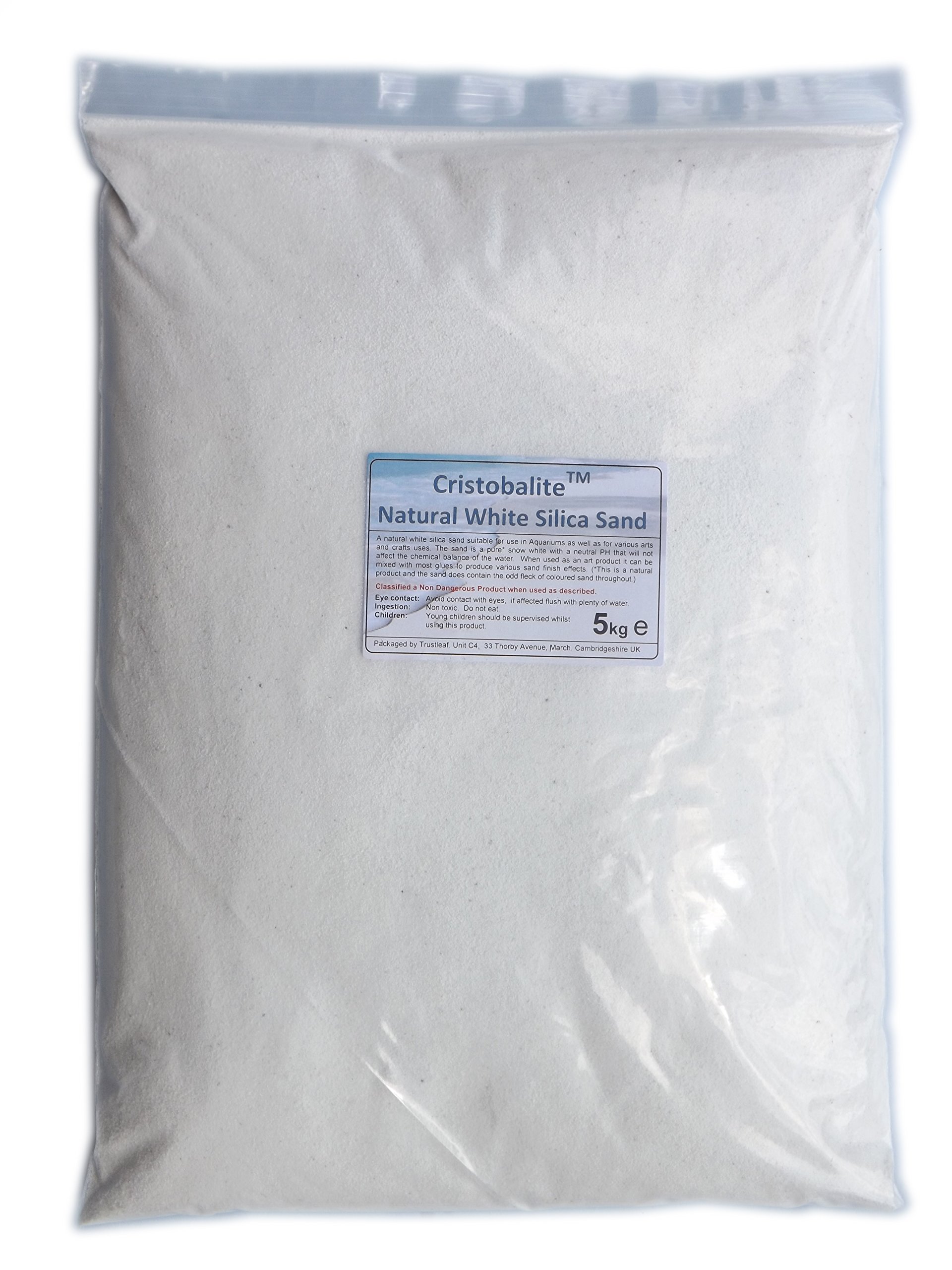 Trustleaf 5kg White Decorative Sand - Suitable for Aquariums