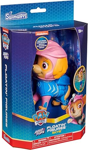 Miniatura 8 de SwimWays Paw Patrol Skye - Figuras flotantes de Skye, accesorios de piscina y juguetes de piscina para niños, suministros de fiesta de Paw Patrol y