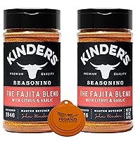 Vista 1 de Pegasus Premium Variety Pack – Kinder's Fajita Blend 8.1oz (paquete de 2) y Pegasus Premium Brands 3 Step Tapa Tapa