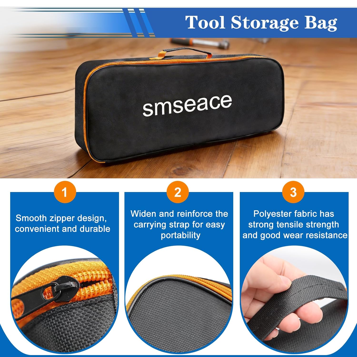 smseace 1500PCS Heat Shrink Butt Connectors with Crimping Tool Packed in Handbag 22-10AWG Waterproof Electrical Wire Crimp Connectors for Automotive Boat Stereo Industrial Equipment