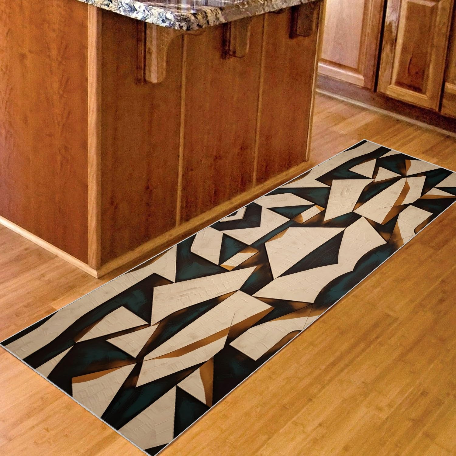 Tappeto passatoia moderno per corridoio, cucina, lavabile, antiscivolo, 70 x 130 cm, resistente, venduto al metro