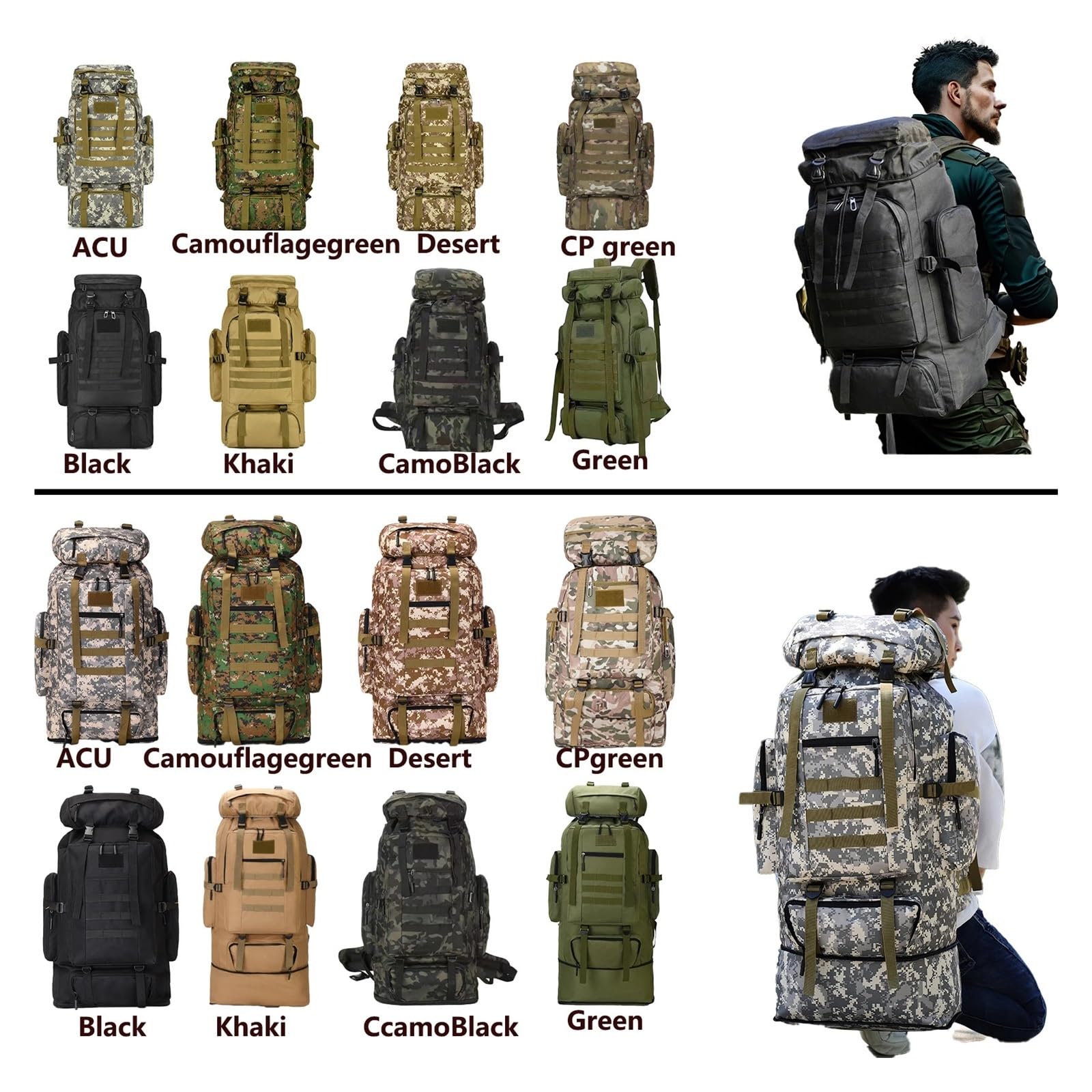 80L/100L Mountaineering Bag Climb Bag