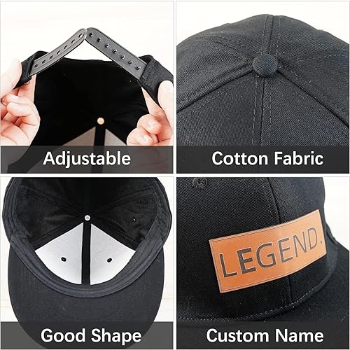 Miniatura 6 de Sombreros personalizados para bebés, gorras de béisbol personalizadas con nombre, gorras de camión ajustables para bebés, niños y adultos