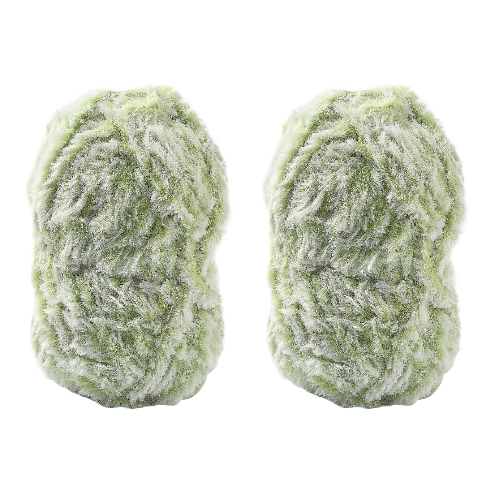 CAMAL Laine à Tricoter, 100g Fil De Fausse Fourrure Velours Fil Crochet Duveteux Pelote De Laine Velours Pour Crochet Couverture, Chapeau, Poupées, Châles - 60m (Noir