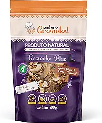 Senhora Granola Plus 200g Artesanal Premium - Castanha de Caju e Lascas de Coco