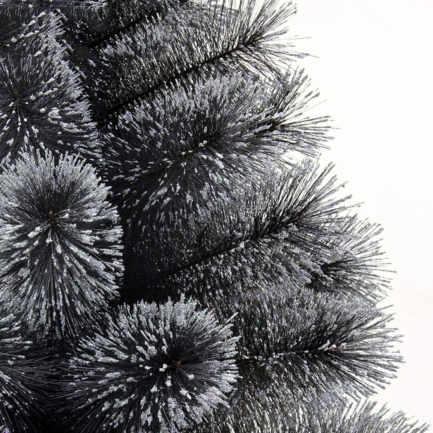 6ft Dekoracja Sztuczna Choinka, Igły Sosnowe 325 Bch Choinka Wewnętrzna Klasyczna Ekologiczna Do Domowych Artykułów Biurowych, Black,blue, 120cm(4ft)