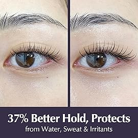 BL Lashes Black Diamond Lash Sealant for Eyelash Extensions | Overnighter Lash Sealer & Waterproof Coating for Retention & Aftercare (0.24 fl.oz, Black)