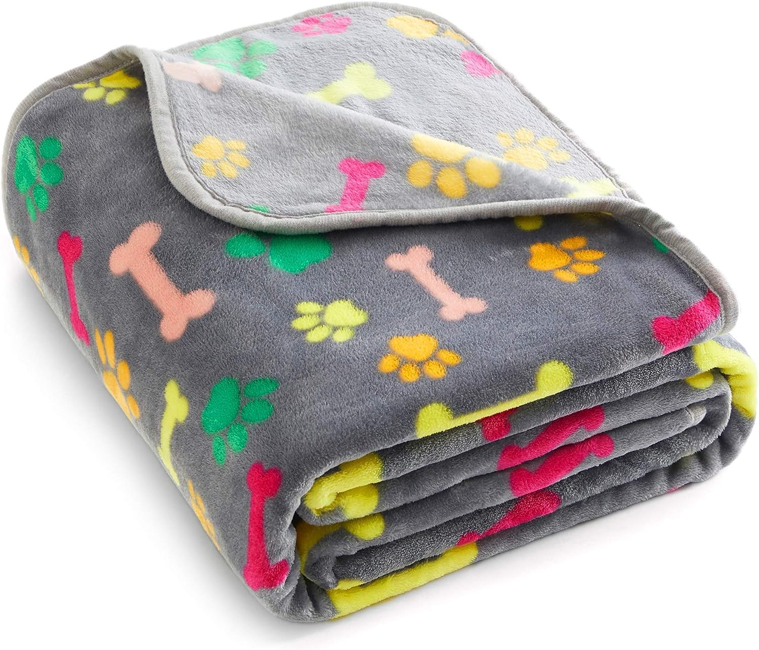 KUTKUT Luxurious Dog Blanket, Super Soft Warm Fluffy Microplush Flannel Pet Blanket for Small Medium Large Dogs and Cats, Warm Soft Sleep Mat for Pets Cage Liners Blanket (Size: M, 104 * 76cm)